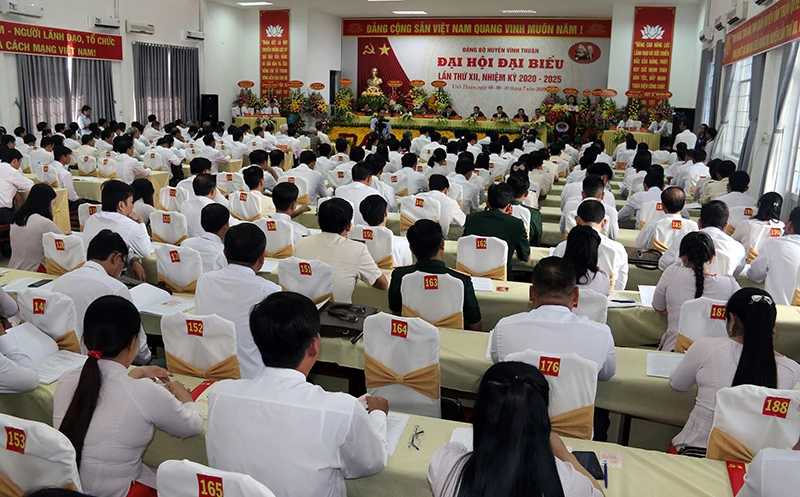 Đại hội Đảng bộ huyện Vĩnh Thuận, Kiên Giang
