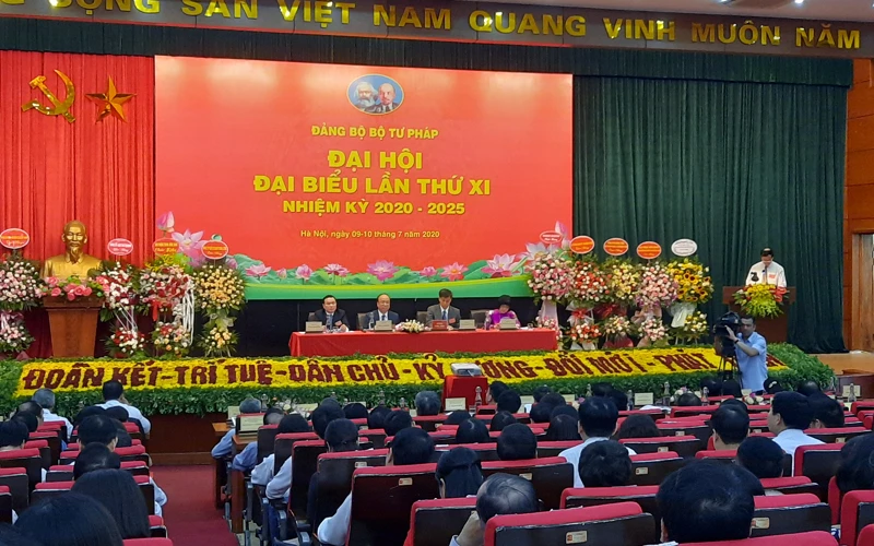 Đảng bộ Bộ Tư pháp tổ chức Đại hội lần thứ 11
