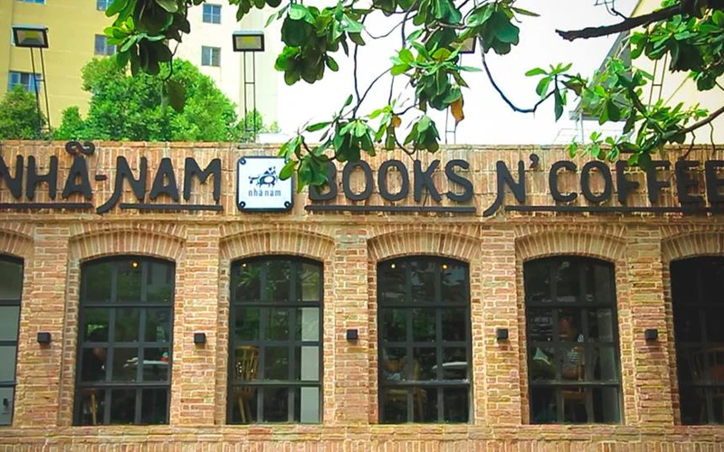 Nhã Nam Books N' Coffee Sài Gòn. Ảnh: Nhã Nam