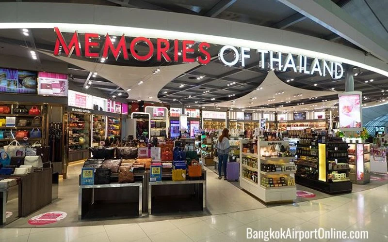 Một cửa hàng miễn thuế tại sân bay Suvarnabhumi, Thái Lan. (Ảnh Bangkokairportonline)