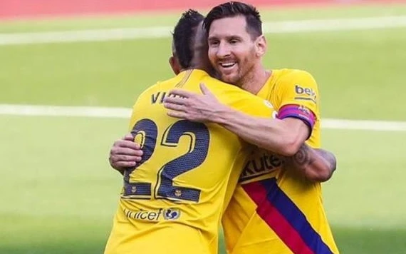 Messi lập thêm cột mốc lịch sử ở La Liga với tư cách là cầu thủ đầu tiên có được trên 20 bàn thắng cùng 20 pha kiến tạo trong cùng một mùa giải. (Ảnh: FC Barcelona)