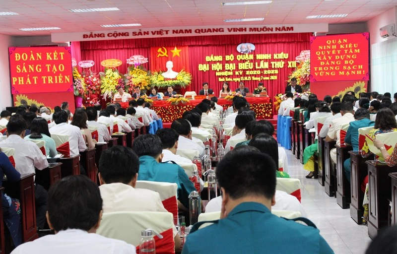 Đại hội Đảng bộ quận Ninh Kiều (TP Cần Thơ) lần thứ XII.
