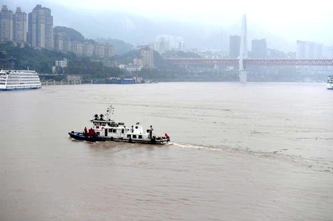 Sông Trường Giang chảy qua Trùng Khánh.