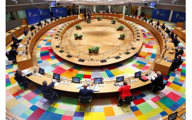 Các nhà lãnh đạo EU nhóm họp tại Brúc-xen, Bỉ.