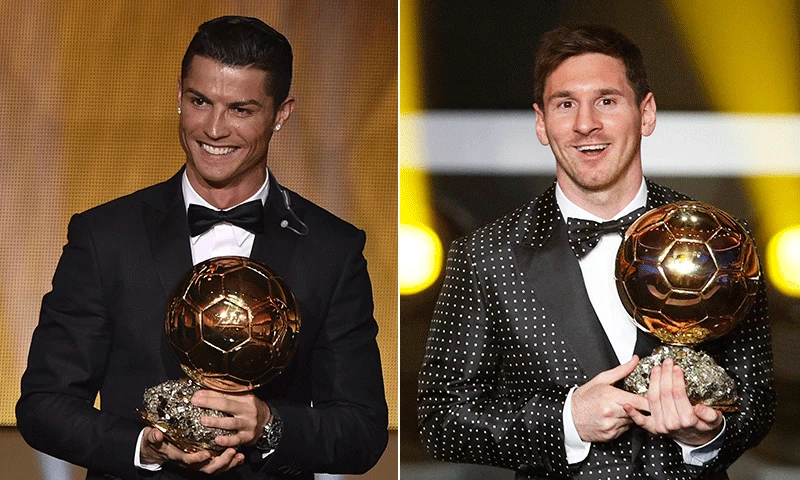 Ronaldo và Messi luôn là hai cái tên sáng giá trong danh sách bình chọn Quả bóng Vàng từ năm 2007. (Ảnh: Ballon d'Or)
