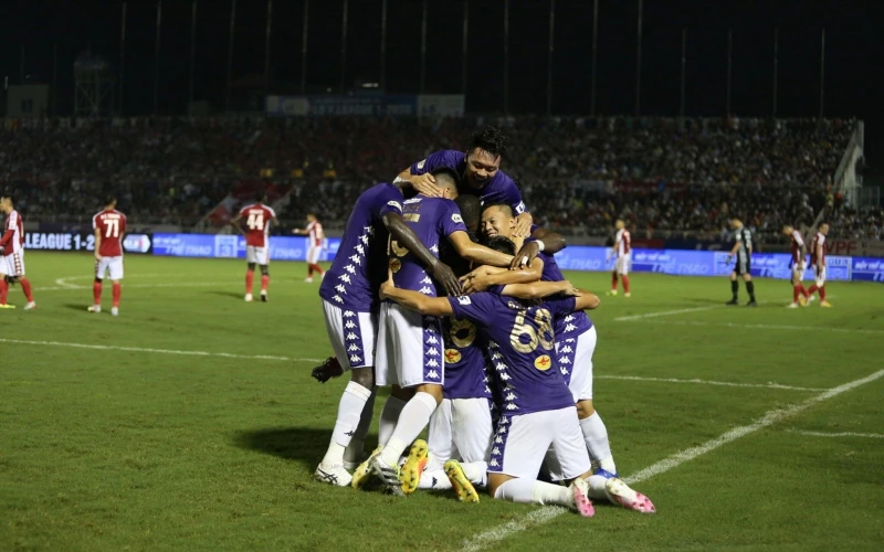 Hà Nội FC thắng đậm 3-0 TP Hồ Chí Minh ở vòng 11 LS V.League 1-2020. (Ảnh: Nam Hồng) 