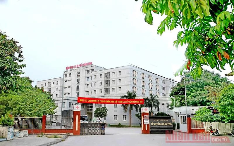 Bệnh viện cách ly đặc biệt số 2 (Bệnh viện Lao và Phổi Quảng Ninh) (Ảnh: QUANG THỌ)
