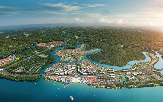 Phối cảnh khu đô thị sinh thái thông minh Aqua City quy mô gần 1.000ha tại phía Đông TP.HCM 