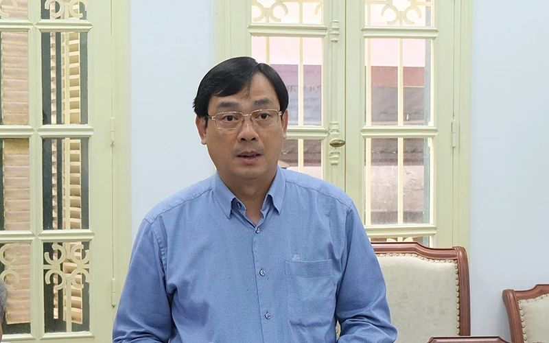 Tổng cục trưởng Tổng cục Du lịch Nguyễn Trùng Khánh tại Hội nghị sơ kết công tác sáu tháng đầu năm của Bộ VH-TT-DL (Ảnh: Tổng cục Du lịch)