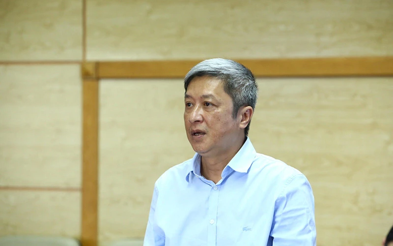 Thứ trưởng Y tế Nguyễn Trường Sơn. (Ảnh: MOH)