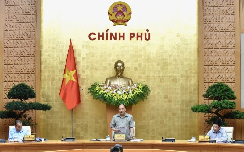 THủ tướng Nguyễn Xuân Phúc chủ trì hội nghị.