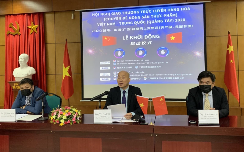 Hội nghị giao thương trực tuyến giữa Việt Nam và Trung Quốc trong mùa dịch.