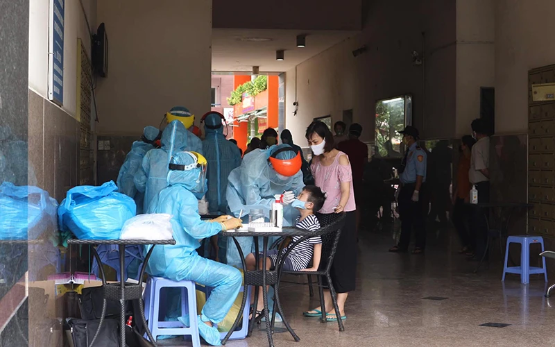 335 cư dân sinh sống tại chung cư Thái An 2B đều có kết quả xét nghiệm âm tính với vi rút SARS-CoV-2.