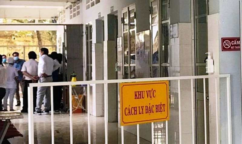 Khoa Truyền nhiễm, Bệnh viện đa khoa tỉnh Bạc Liêu, nơi điều trị nữ bệnh nhân 5 tuổi mắc Covid-19.