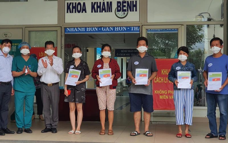 Công bố năm ca khỏi bệnh tại Trung tâm y tế huyện Hòa Vang