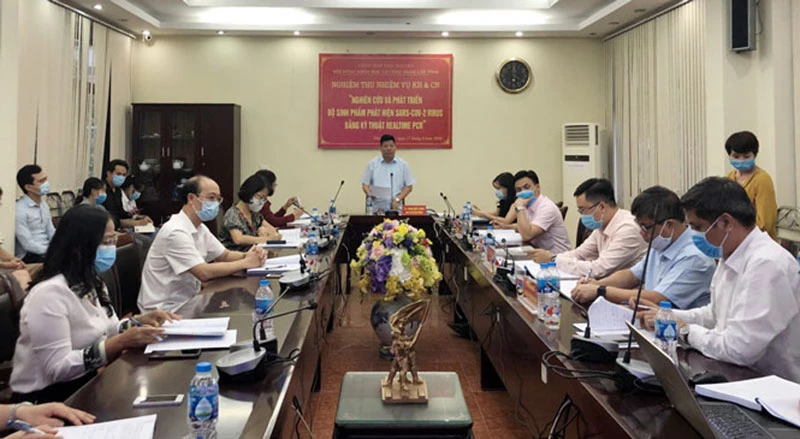 Hội đồng khoa học tỉnh Thái Nguyên nghiệm thu đề tài nghiên cứu bộ sinh phẩm và quy trình phát hiện virus SARS-CoV-2 bằng kỹ thuật Realtime PCR. 