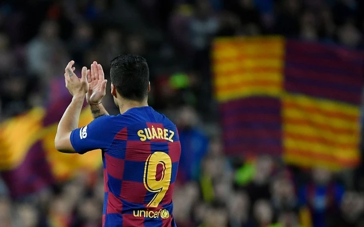 Luis Suarez sẽ ra đi, kết thúc sáu năm với 283 trận và 198 bàn thắng trong màu áo Barca.