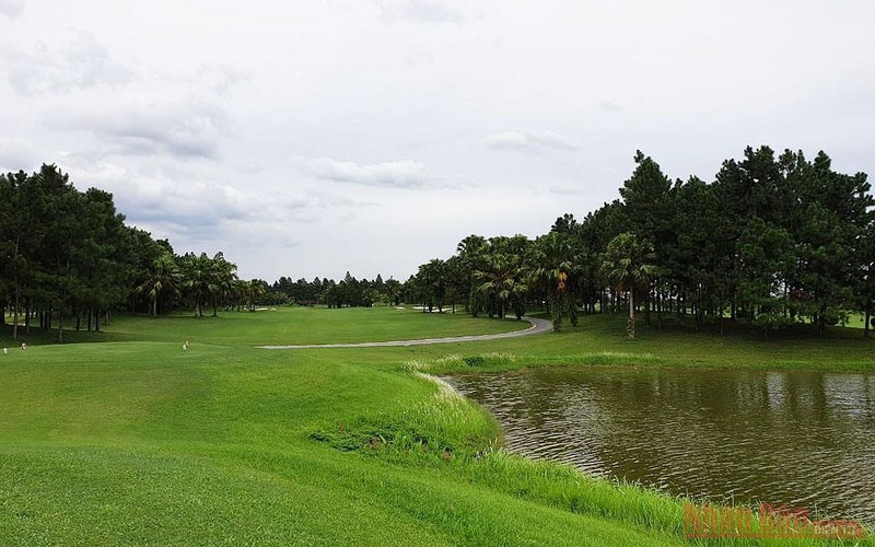 Sân golf Đầm Vạc, tỉnh Vĩnh Phúc (Ảnh: T.LINH)