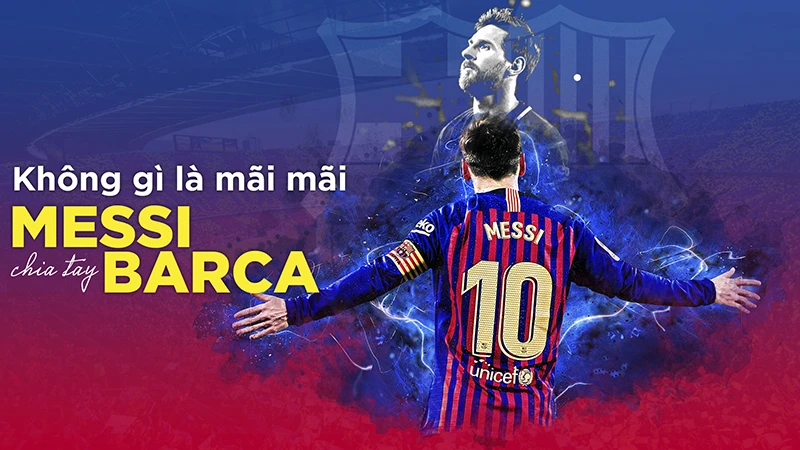 Không gì là mãi mãi, và Messi chia tay Barca