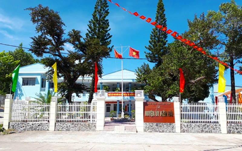 Trụ sở Huyện ủy Kiên Hải.