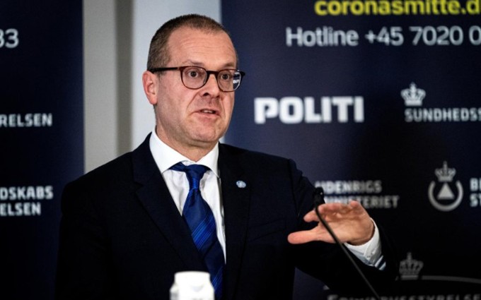 Ông Hans Kluge phát biểu ý kiến tại một cuộc họp báo tại Đan Mạch, tháng 3-2020. (Ảnh: Reuters)