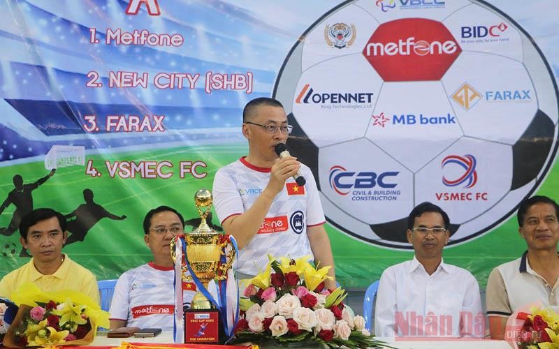 Đại sứ Vũ Quang Minh phát biểu tại lễ khai mạc.