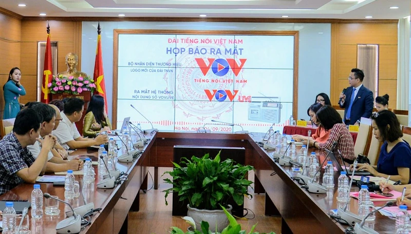 Đài Tiếng nói Việt Nam họp báo công bố bộ nhận diện mới và ra mắt Hệ thống Nội dung số VOVlive.