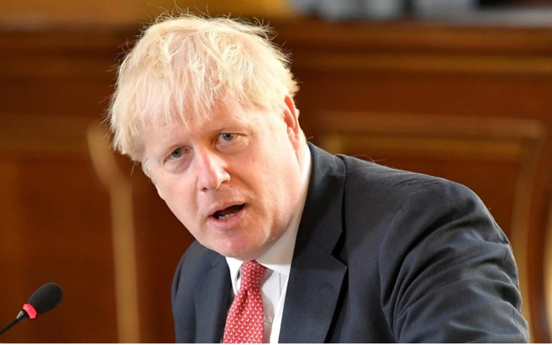 Thủ tướng Johnson phát biểu trong cuộc họp nội các nước này tại London, ngày 1-9. (Ảnh: Reuters)