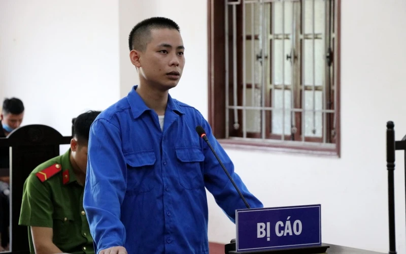 Bị cáo Nguyễn Văn Khiển tại phiên tòa.