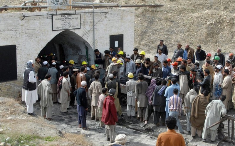 vụ nổ mỏ than gần TP Quetta năm 2011 đã cướp đi tính mạng của 45 người. (Ảnh: Getty Images)