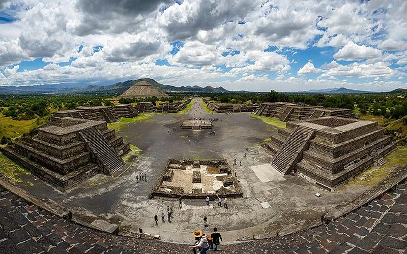 "Thành phố của các vị thần" Teotihuacan (Ảnh: TRIPSAVVY)