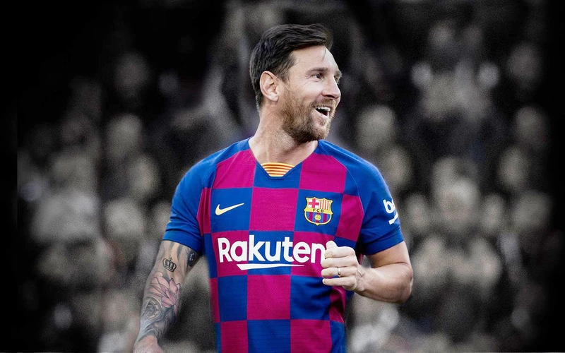 Lương cơ bản của Messi tại Barcelona cao hơn nhiều so với phần còn lại của đội bóng. (Ảnh: AP)