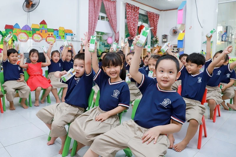 Chương trình Sữa học đường góp phần cải thiện thể trạng và chiều cao của con trẻ được nhiều thầy cô, phụ huynh ở Đà Nẵng đánh giá cao. 