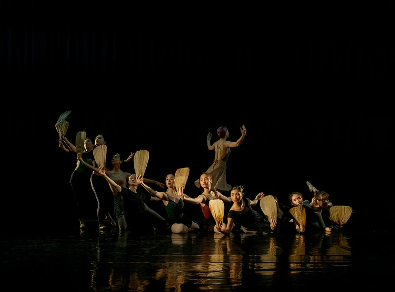 Một cảnh trong vở trong ballet Kiều của Nhà hát Giao hưởng nhạc vũ kịch TP Hồ Chí Minh. Ảnh: TRỊNH LAN