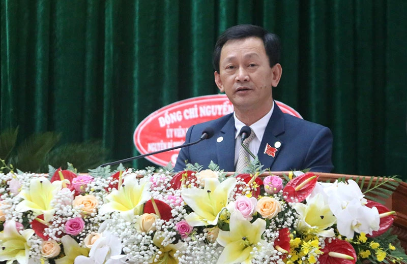 Đồng chí Dương Văn Trang, Bí thư Tỉnh ủy Kon Tum.