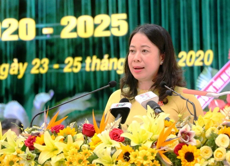 Đồng chí Võ Thị Ánh Xuân tái đắc cử Bí thư Tỉnh ủy An Giang nhiệm kỳ 2020-2025.