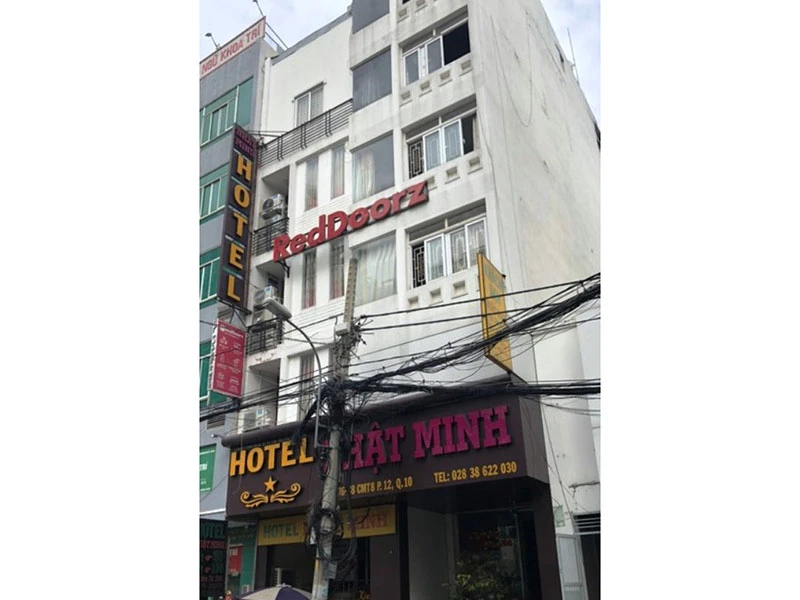 Hiện trường vụ cháy khách sạn Nhật Minh.