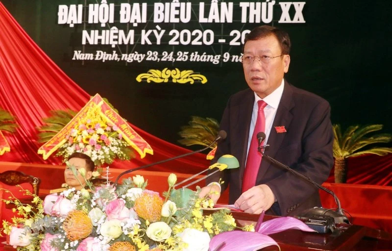 Đồng chí Đoàn Hồng Phong tái đắc cử chức vụ Bí thư Tỉnh ủy nhiệm kỳ 2020 - 2025.