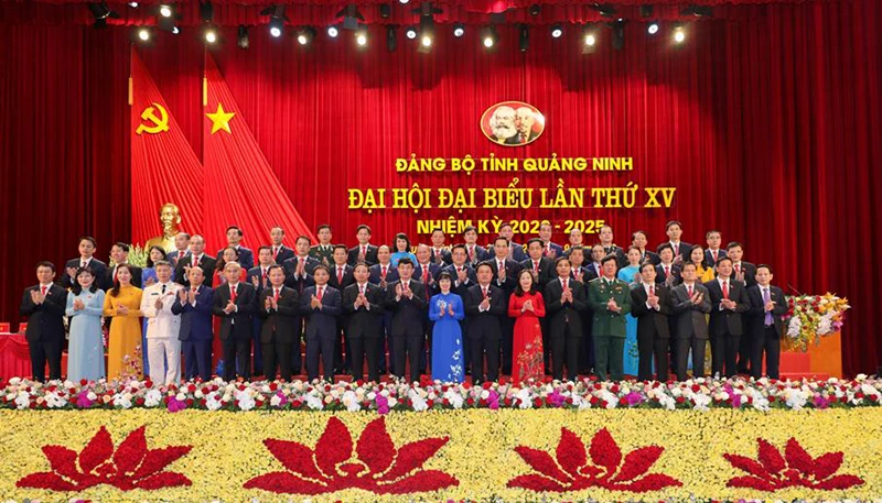 Ban Chấp hành Đảng bộ tỉnh Quảng Ninh khóa 15, nhiệm kỳ 2020 - 2025.