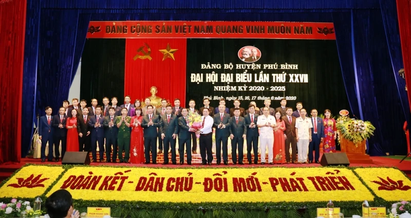 Đại hội Đảng bộ huyện Phú Bình xác định, đến cuối nhiệm kỳ 2020- 2025 sẽ đưa Phú Bình đạt tiêu chuẩn thị xã.