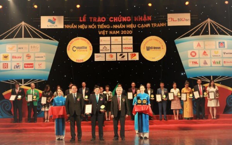 ACV được vinh danh TOP 20 nhãn hiệu nổi tiếng Việt Nam năm 2020
