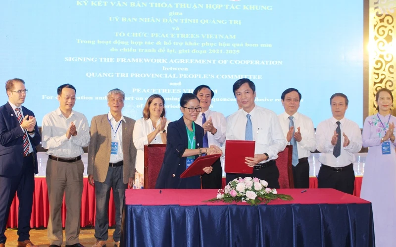 Ký cam kết thỏa thuận hợp tác với sáu tổ chức tài trợ không hoàn lại cho Quảng Trị, giai đoạn mới đến 51,8 triệu USD.