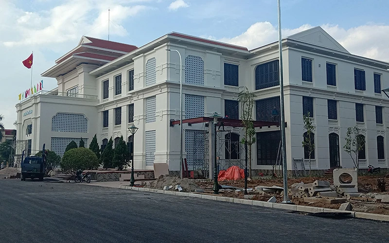 Thư viện Khoa học tổng hợp tỉnh Thái Bình được xây mới với kinh phí hơn 70 tỷ đồng.