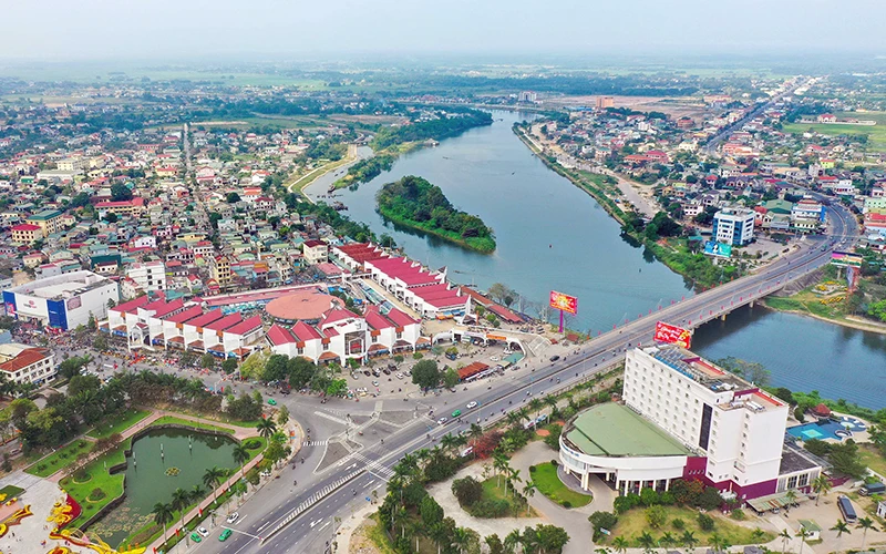 Trung tâm TP Ðông Hà (Quảng Trị). 
