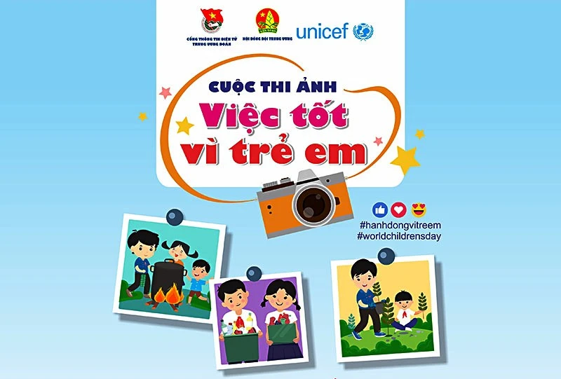 Phát động thi ảnh "Việc tốt vì trẻ em"