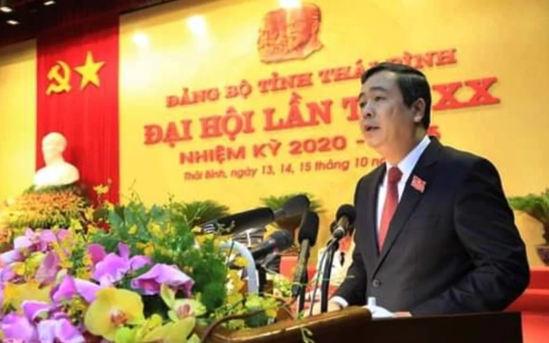 Đồng chí Ngô Đông Hải tái cử Bí thư Tỉnh ủy Thái Bình, nhiệm kỳ 202 0- 2025.