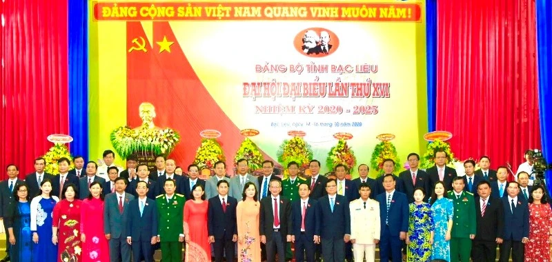 Ban Chấp hành Đảng bộ tỉnh Bạc Liêu nhiệm kỳ 2020 - 2025.