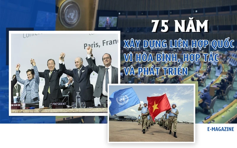 75 năm xây dựng Liên hợp quốc vì hòa bình, hợp tác và phát triển