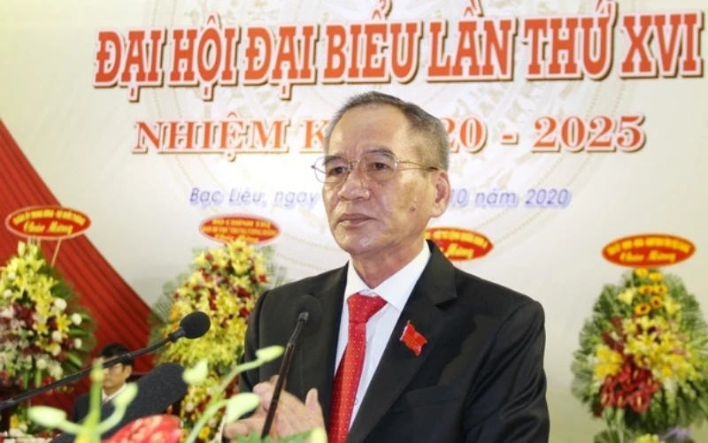 Đồng chí Lữ Văn Hùng được bầu tái cử Bí thư Tỉnh ủy Bạc Liêu khóa mới. 