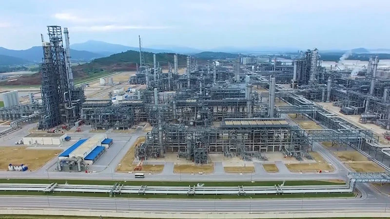 Toàn cảnh Nhà máy Lọc hóa dầu Nghi Sơn.